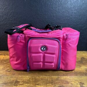 6‎ Pack Fitness Innovator 300 Pink Ballistic Nylon Meal Prep Bag Unisex OS